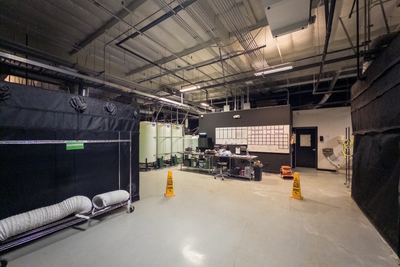 Fertigation tanks, work bench and cultivation scheduling boards