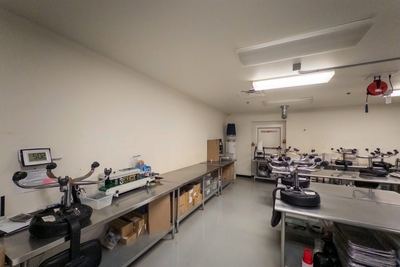 Post-harvest handling, weighing and sealing room